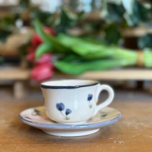 Tazzina PRIMAVERA blu "buongiorno"