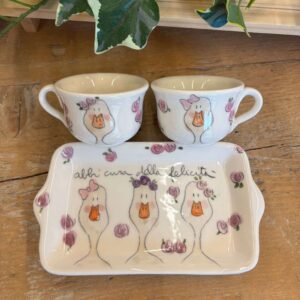 Tête-à-tête ochette "abbi cura della felicità"