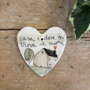 Cuore casina "casa è dove si trova il cuore"