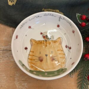 Ciotola gatto "abbi cura della felicità"