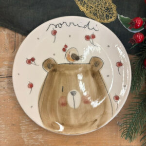 Piatto orso "sorridi"