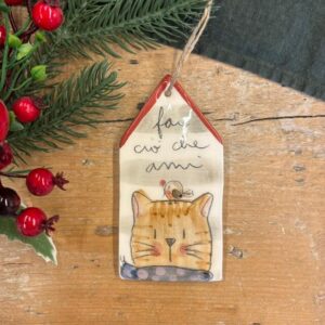 Casina gatto "fai ciò che ami"